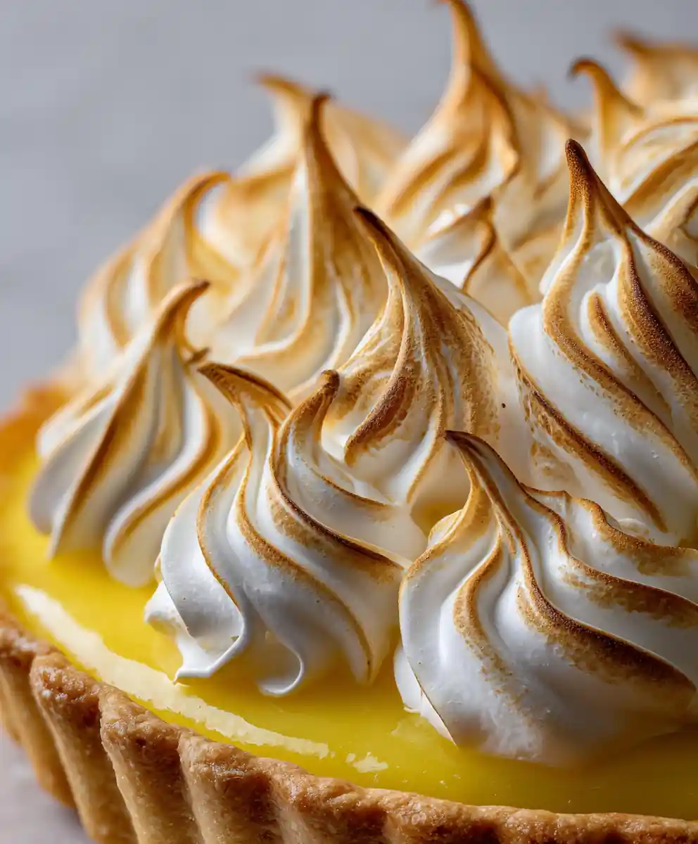 lemon meringue pie recipe with Fluffy Peaks