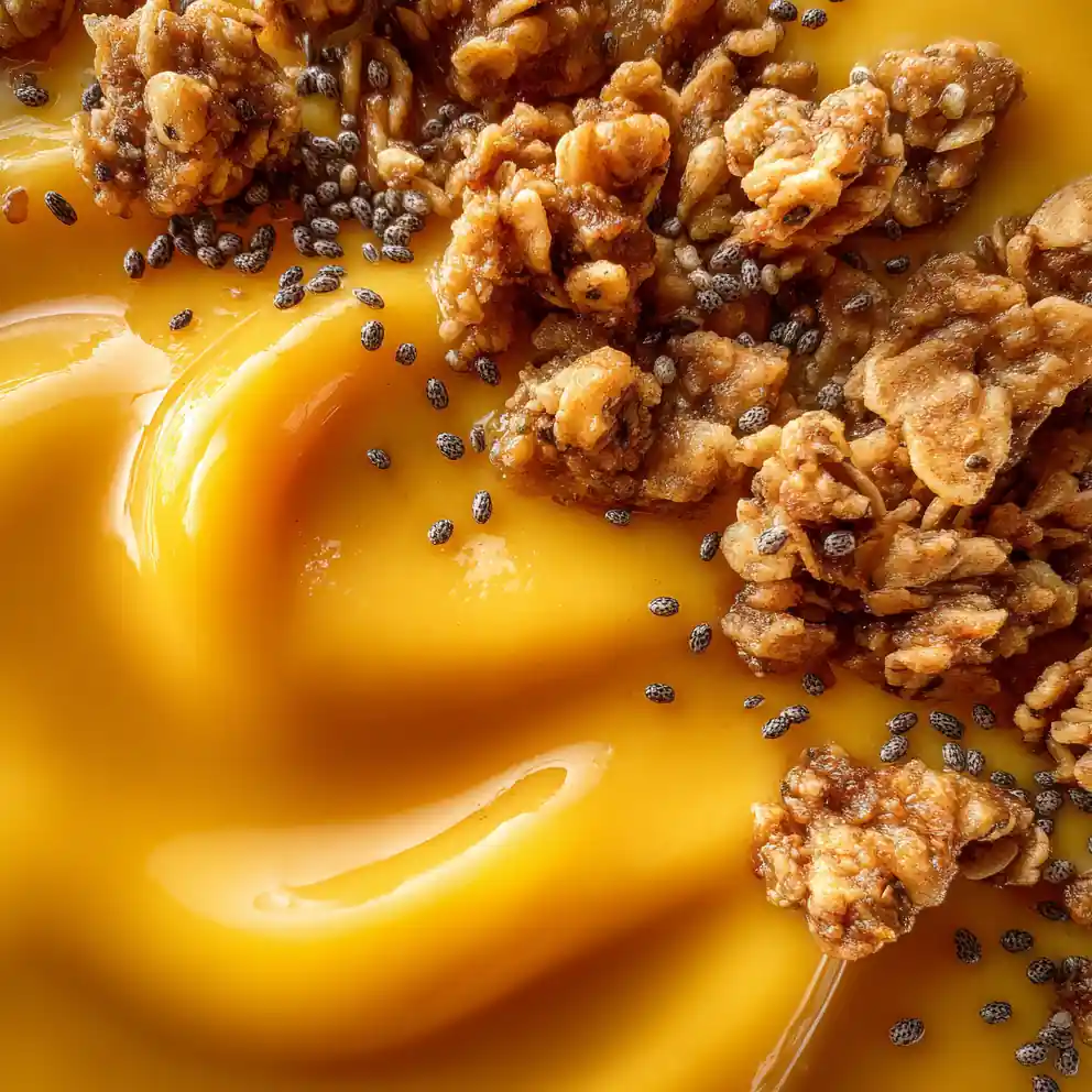 Mango Smoothie Bowl Recipe With Granola Topping 1758911751.1390336