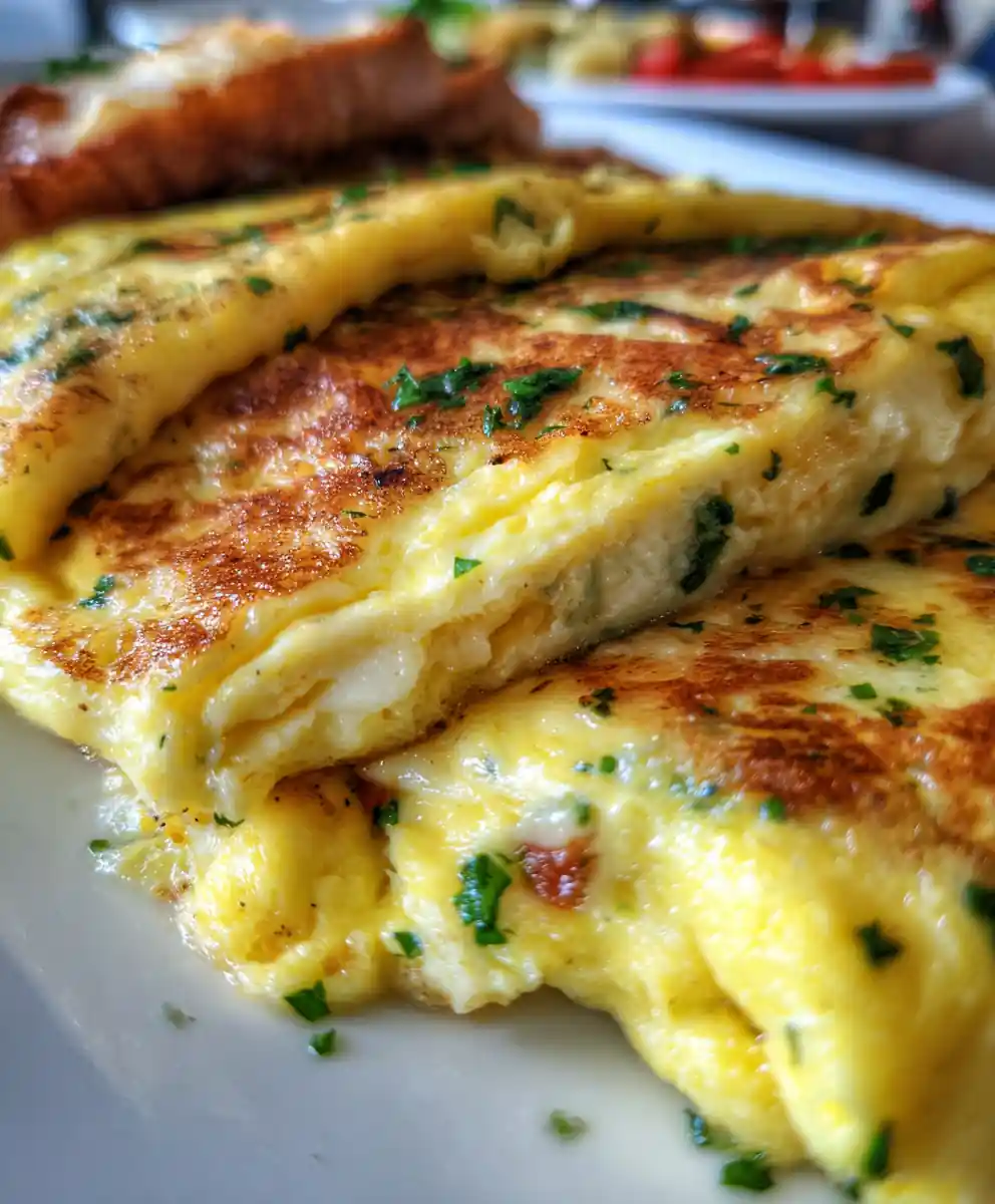 omelette recipe Fluffy Three Egg Classic