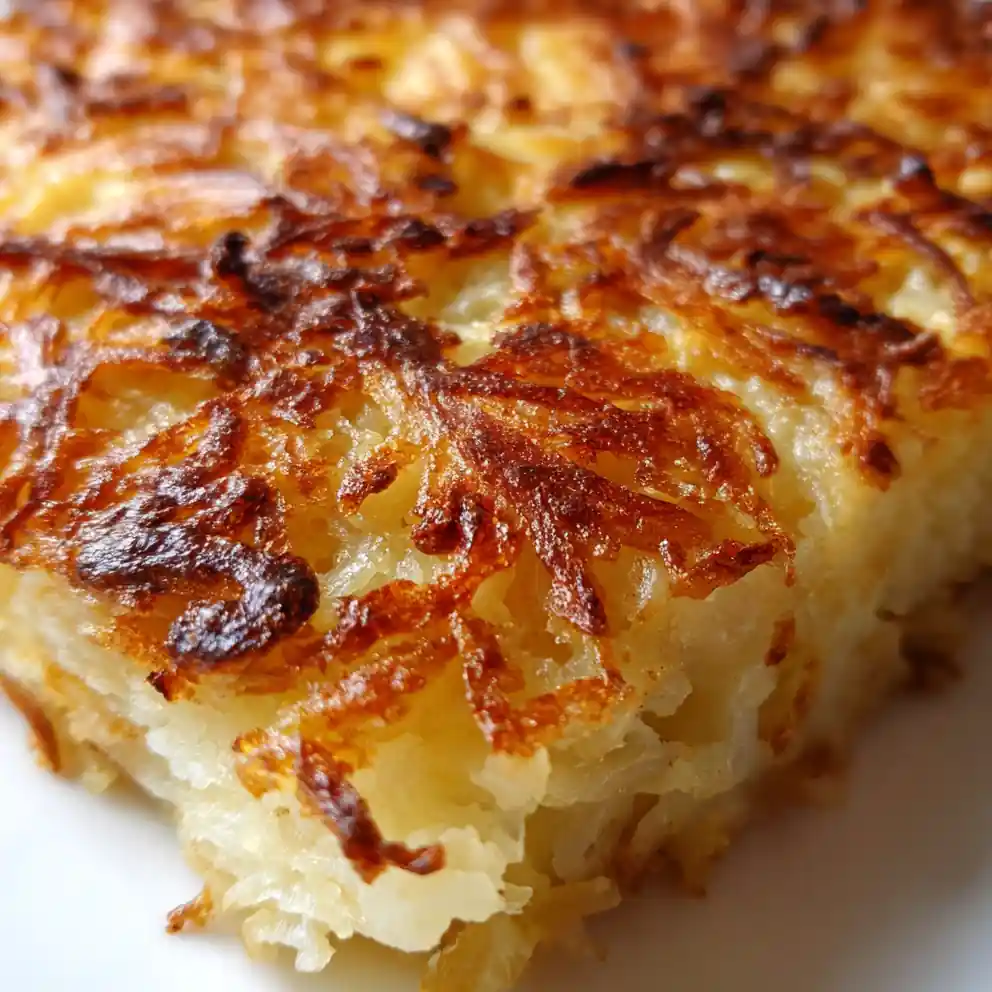 Potato Kugel Recipe Easy Golden Crispy Bake 1758863835.9431212