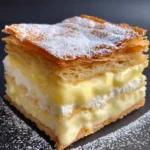 Vanilla Custard Cream Squares Recipe Layered Pastry Dessert 1758906731.25524