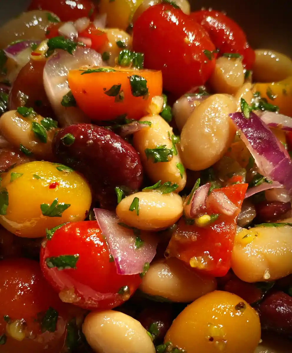 3 bean salad recipe Cherry Tomato Confetti Toss