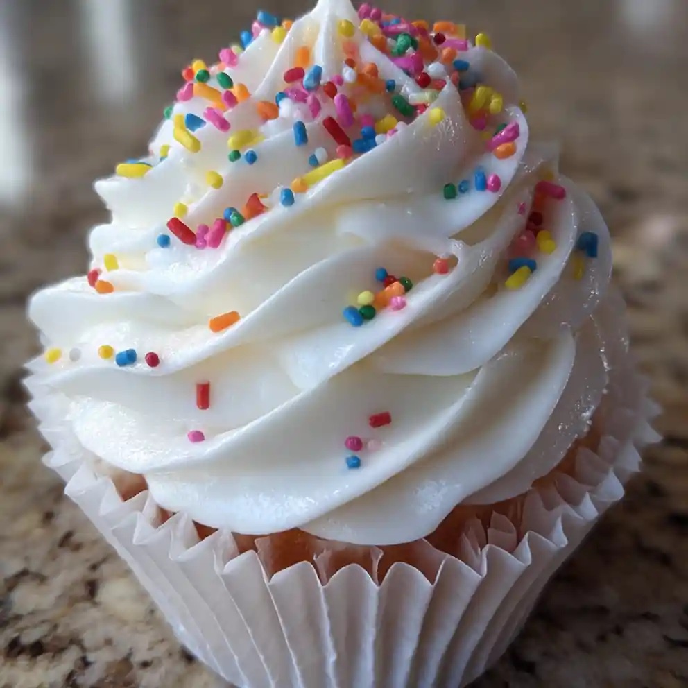 7 minute frosting recipe Rainbow Sprinkle Crown