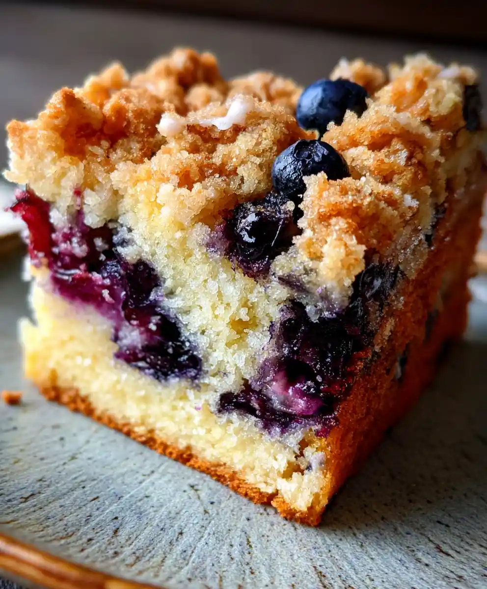 Blueberry Coffee Cake Recipe Bakery Crumb