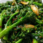 Broccoli Rabe Recipe Garlic Chili Saute 1759818639.182786