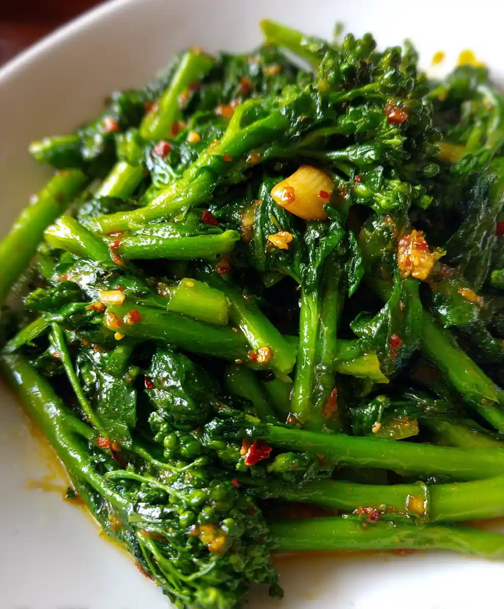 Broccoli Rabe Recipe Garlic Chili Saute