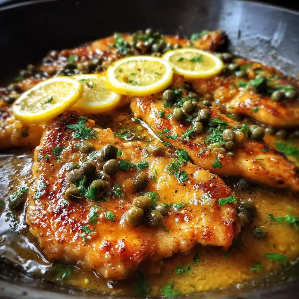 Chicken Picatta Recipe Skillet Lemon Capers 1759906889.6305635