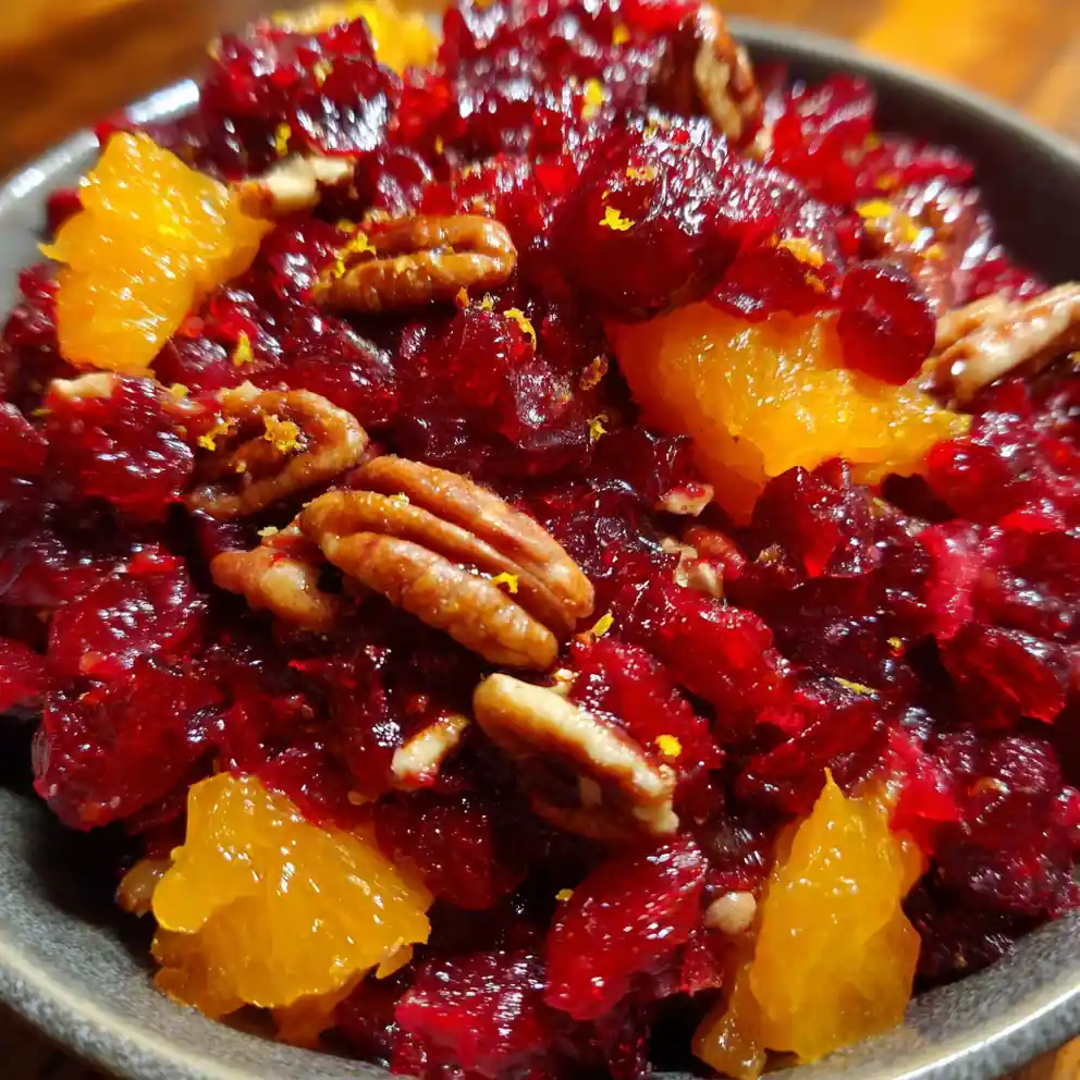 Cranberry Salad Recipe Fresh Orange Pecan
