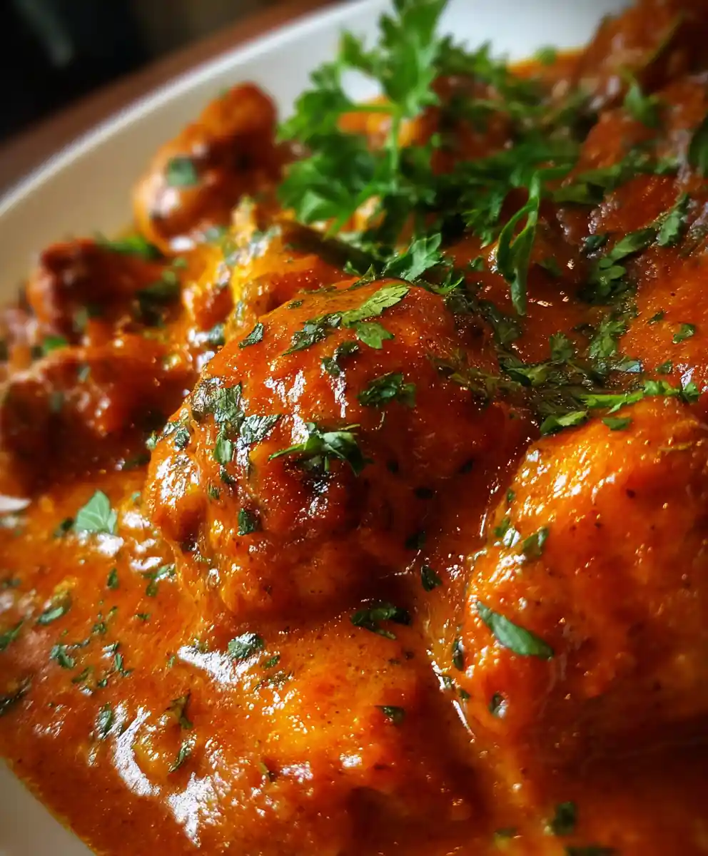 Creamy Butter Chicken Recipe in Tomato Gravy