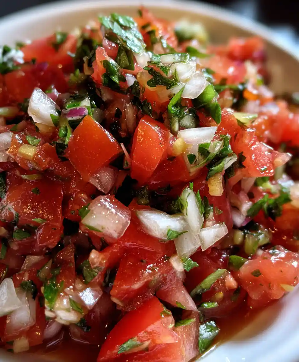 Fresh Pico de Gallo Recipe for Tacos