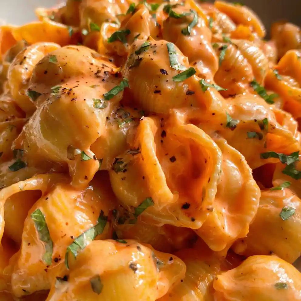 Gigi Hadid Pasta Creamy Tomato Shells (No Vodka)