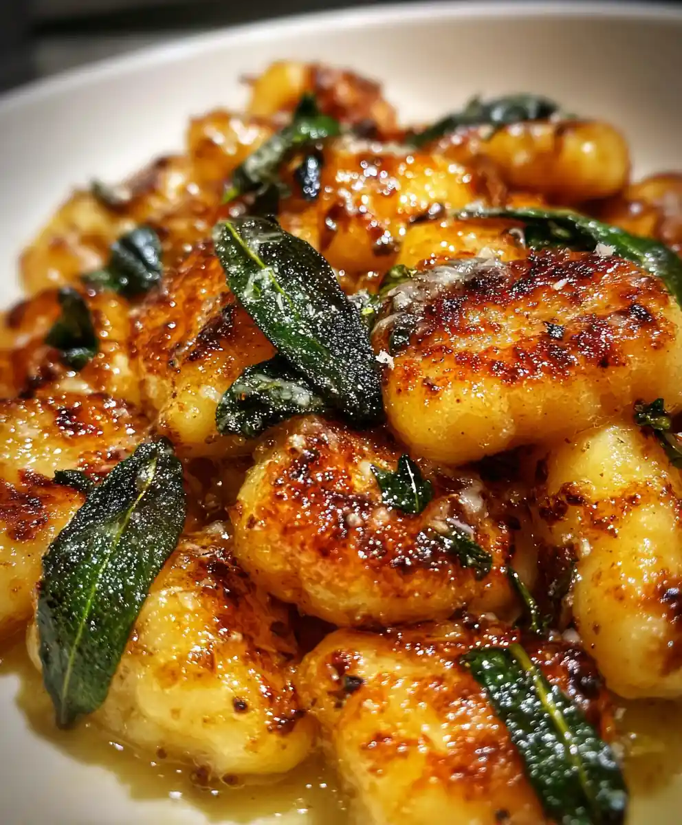 Gnocchi recipe Skillet with Browned Butter