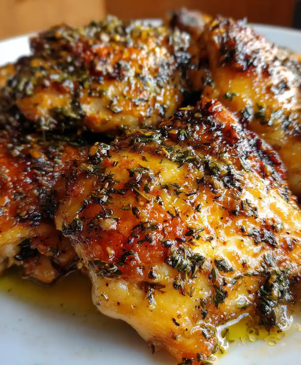 Lemon Chicken Recipe with Garlic and Herbs