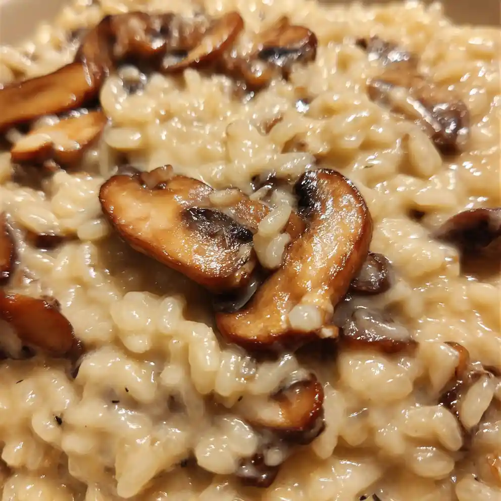 Parmesan Mushroom Risotto Recipe Creamy