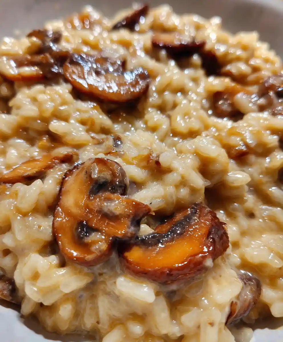 Parmesan Mushroom Risotto Recipe Creamy