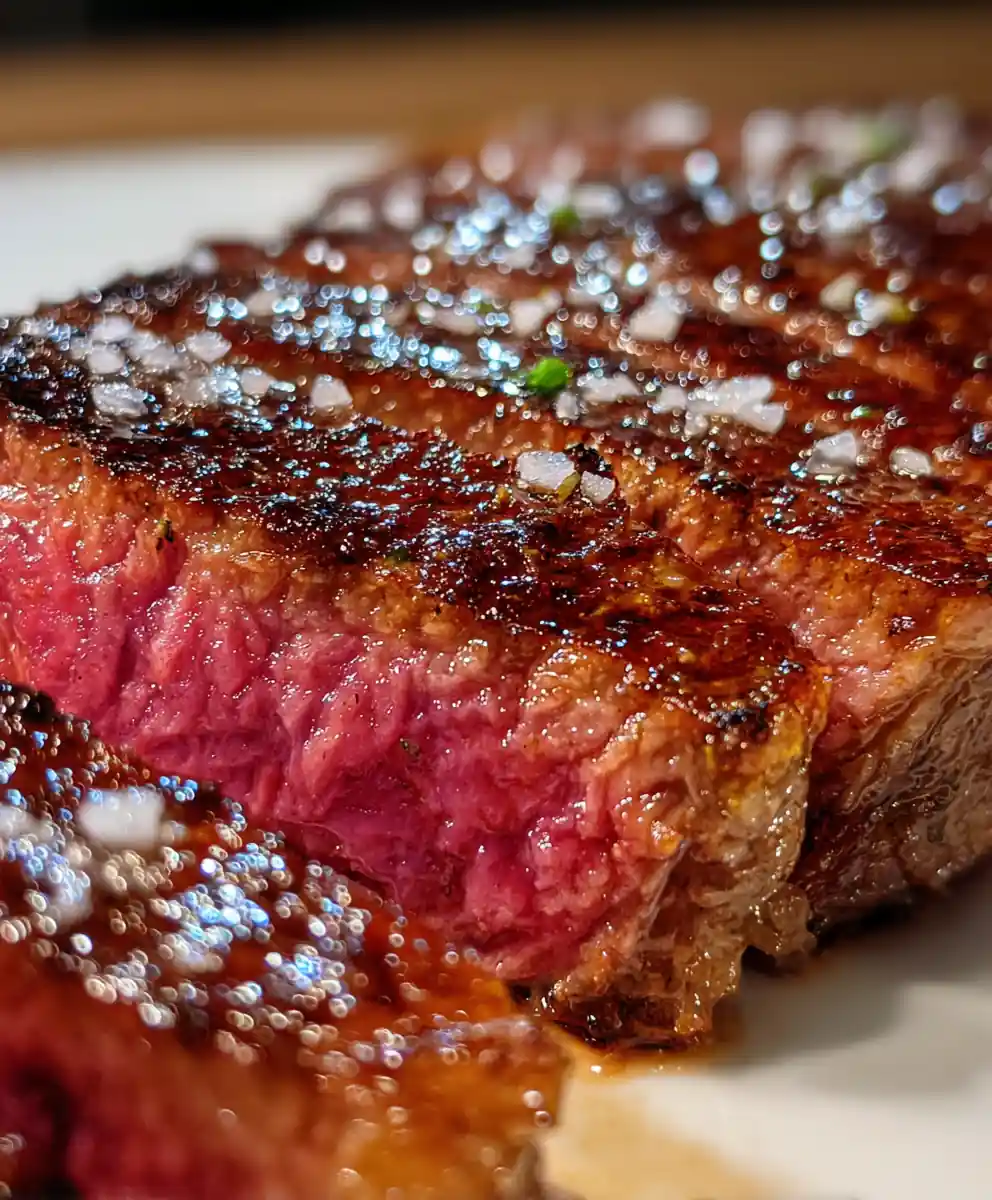 Reverse Sear Steak Cast Iron Garlic Butter