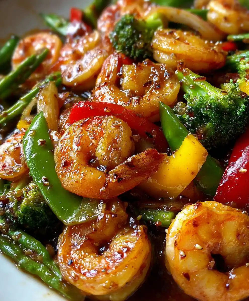 Shrimp Stir Fry Recipe Wok Garlic Ginger