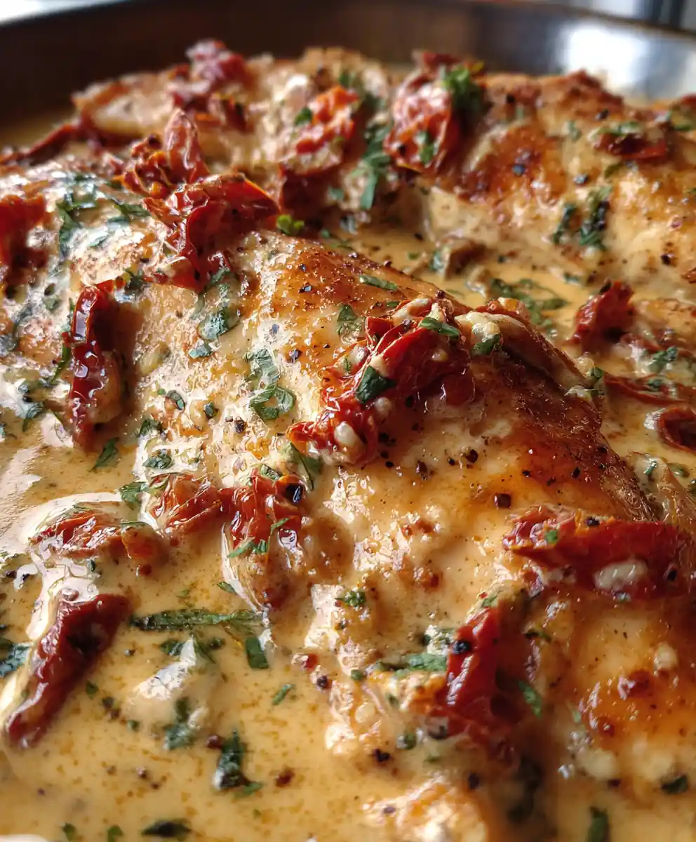 Skillet Marry Me Chicken Recipe with Sun-Dried Tomatoes