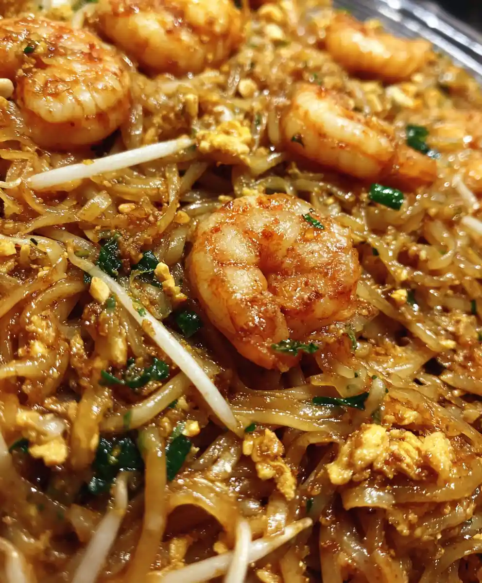 Street-Style Pad Thai Recipe with Peanuts
