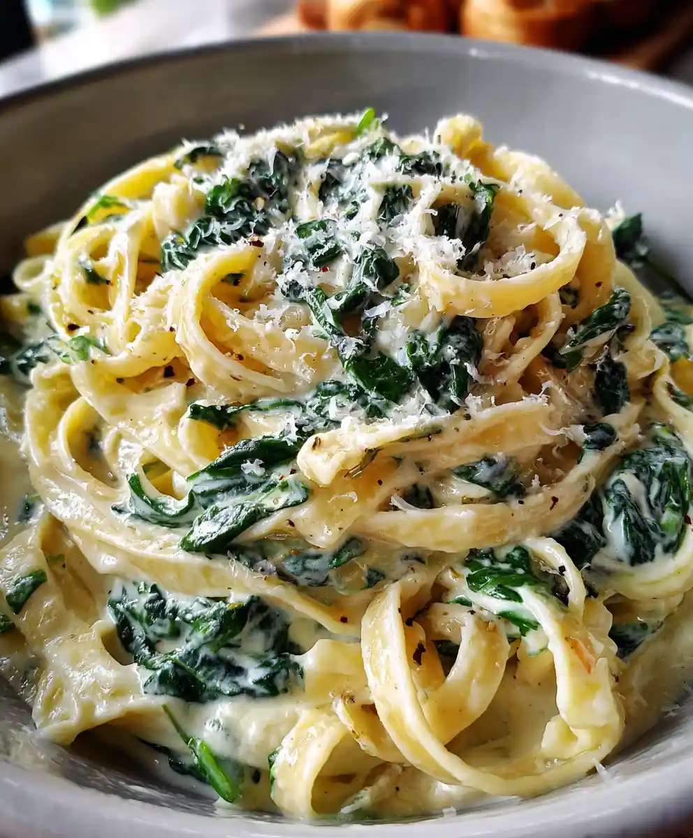 alfredo sauce recipe without heavy cream Emerald Spinach Swirl