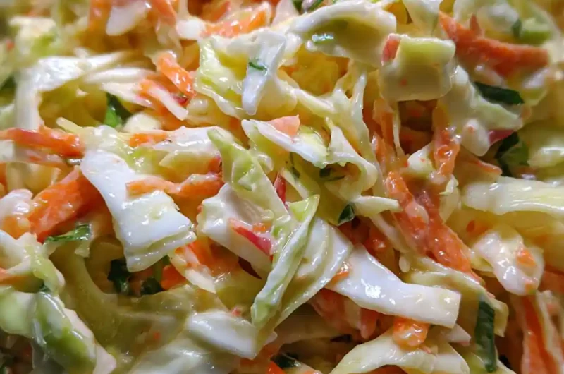 Apple Slaw Recipe Green Shreds With Crimson Apple Matchsticks 1761456450.462005