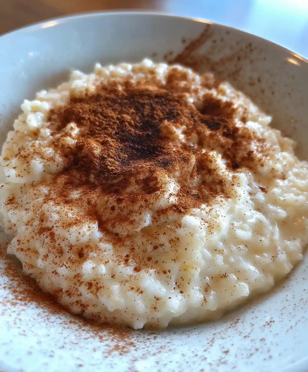 arroz con leche recipe Cinnamon Dust Top