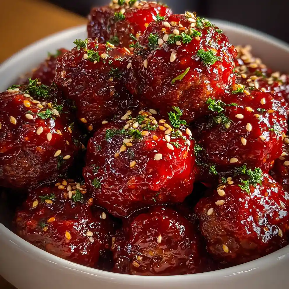 Baby Shower Meatballs Recipe Sweet Chili Glaze 1760579116.2754111
