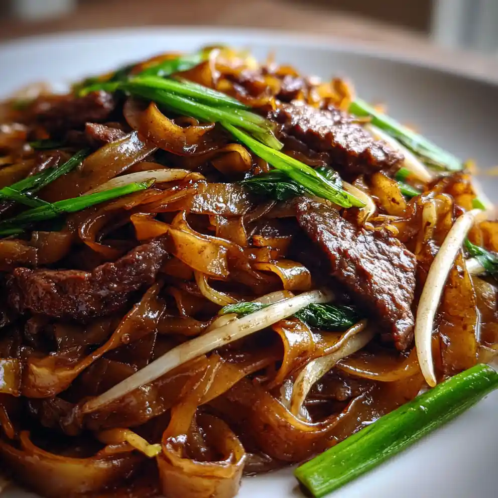 beef chow fun recipe with Dark Soy Gloss