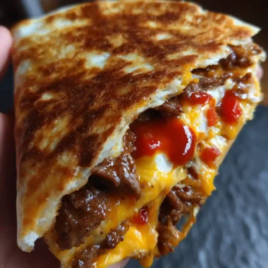 Beef Quesadilla Recipe Charred Tortillas With Salsa Roja Marble 1761412767.7826462