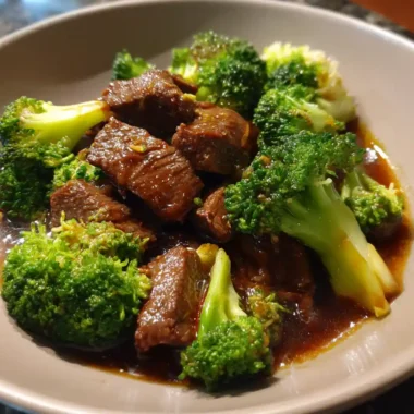Best Beef And Broccoli Recipe Glossy Brown With Emerald Florets 1761530455.3111985
