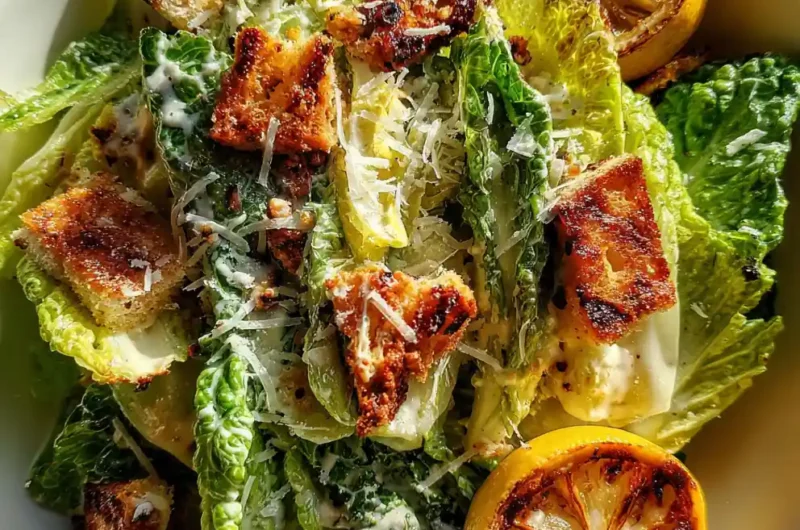 Best Caesar Salad Recipe With Charred Lemon And Romaine Edges 1761305539.4331713