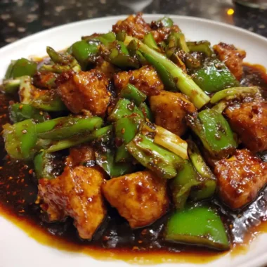 Black Pepper Chicken Recipe Wok Tossed With Green Bells 1761528830.8670413