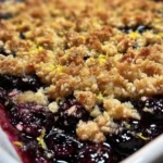 Blueberry Crisp Recipe Lemon Zest Top With Indigo Pools 1760370853.187447