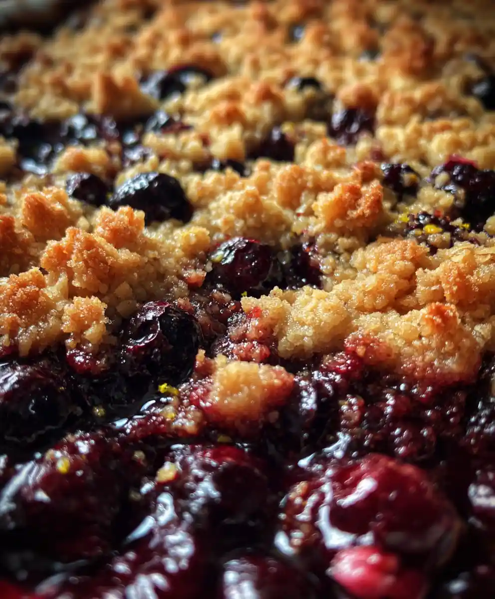 blueberry crisp recipe Lemon Zest Top With Indigo Pools