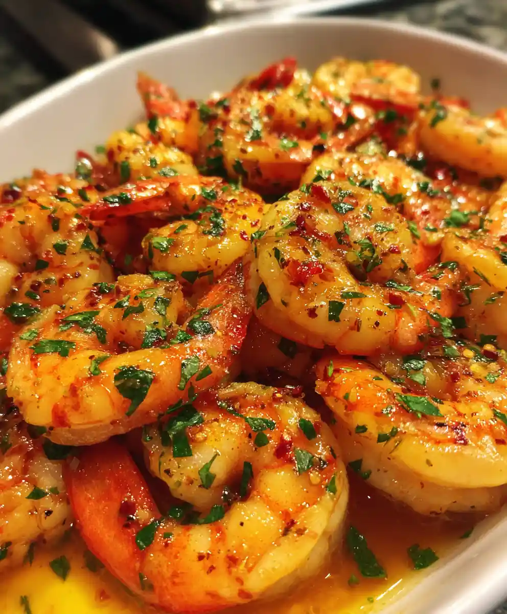 boiled shrimp recipe with Chili-Orange Butter Gloss