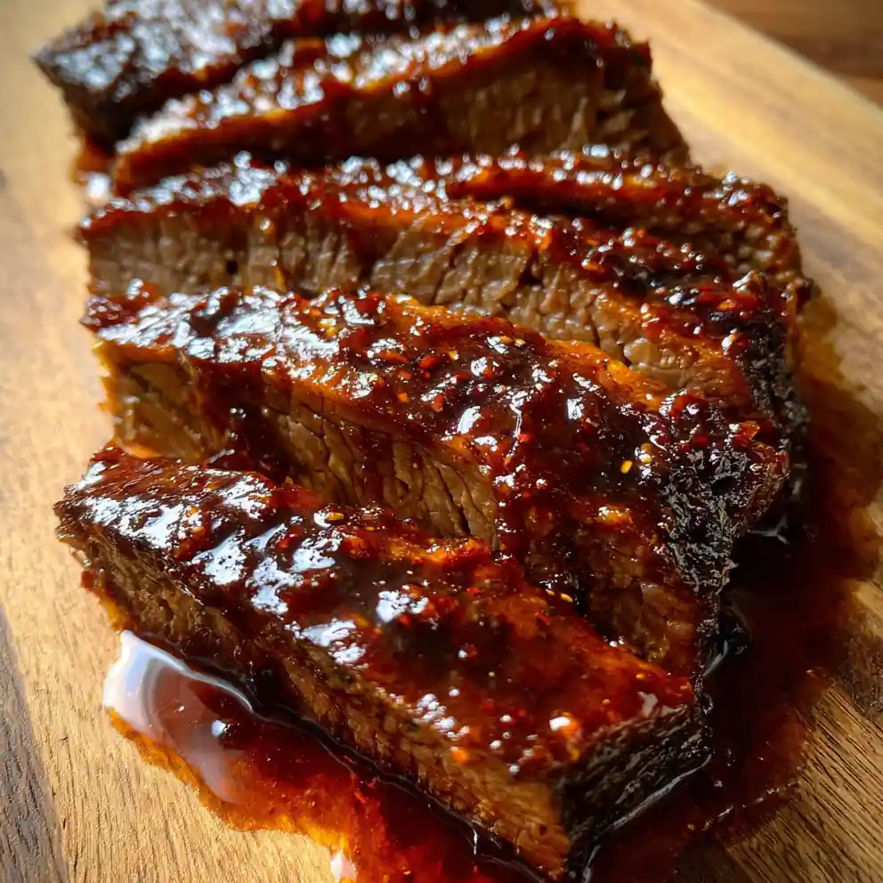 braised brisket recipe Pomegranate Molasses Lacquer
