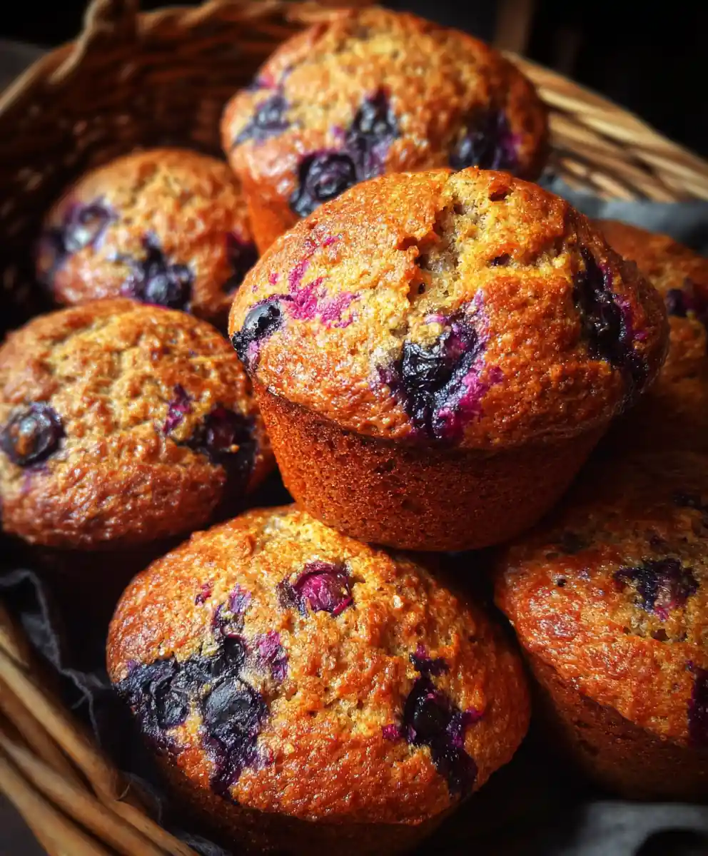 bran muffins recipe Blueberry Burst Tops