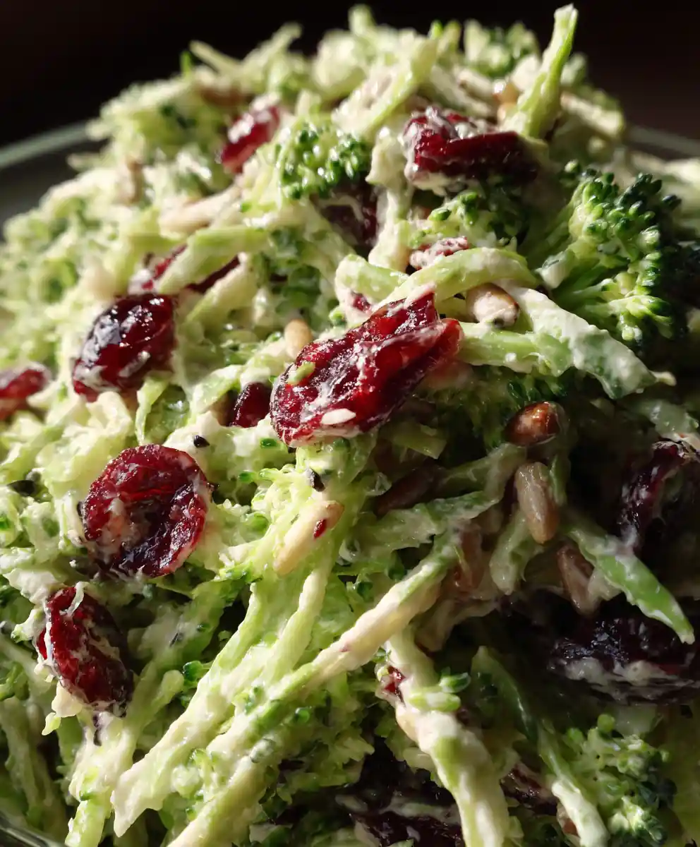 broccoli slaw recipe Cranberry And Sunflower Crunch
