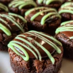 Brownie Bites Recipe Mint Green Drizzle 1760566957.5081553