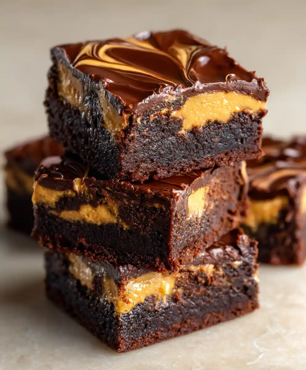 buckeye brownies recipe Peanut Butter Fudge Swirl