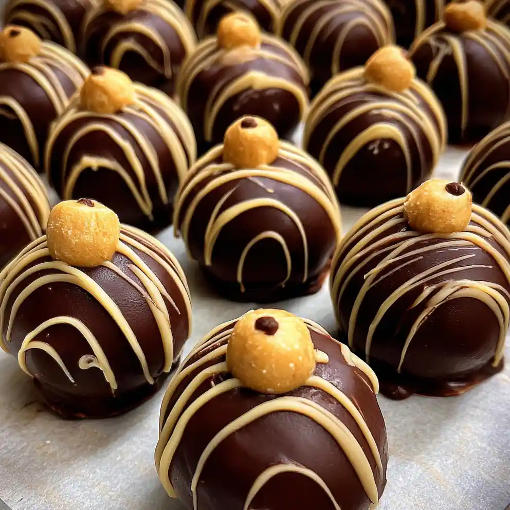 buckeyes recipe Double-Dipped Dark Chocolate Swirl