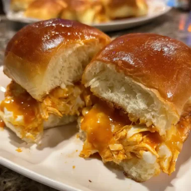 Buffalo Chicken Sliders Recipe Fiery Orange Drizzle 1761518042.1829867