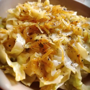 Cabbage And Noodles Recipe With Gingered Amber Onions 1761299641.2555923