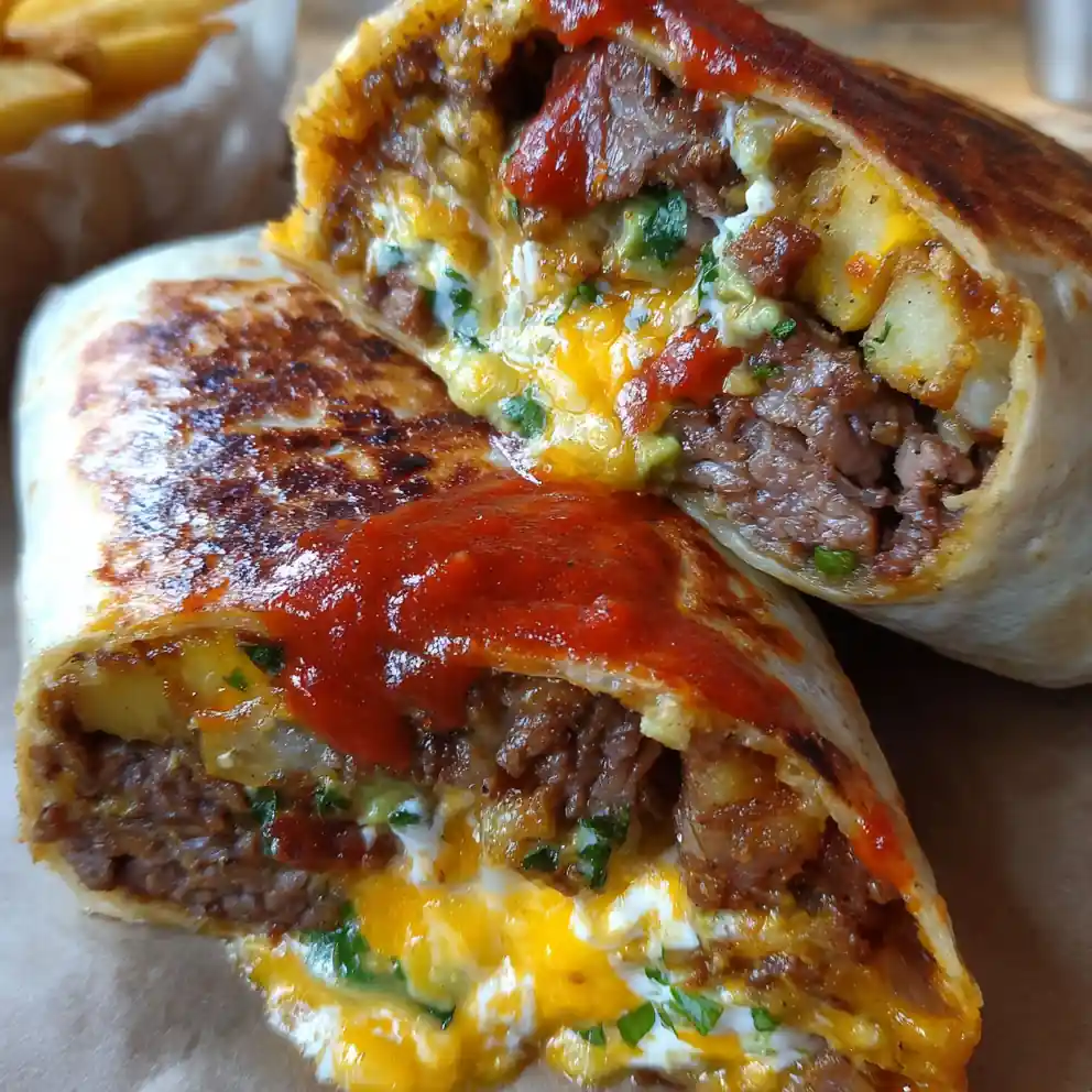 california burrito recipe Salsa Roja Stripe