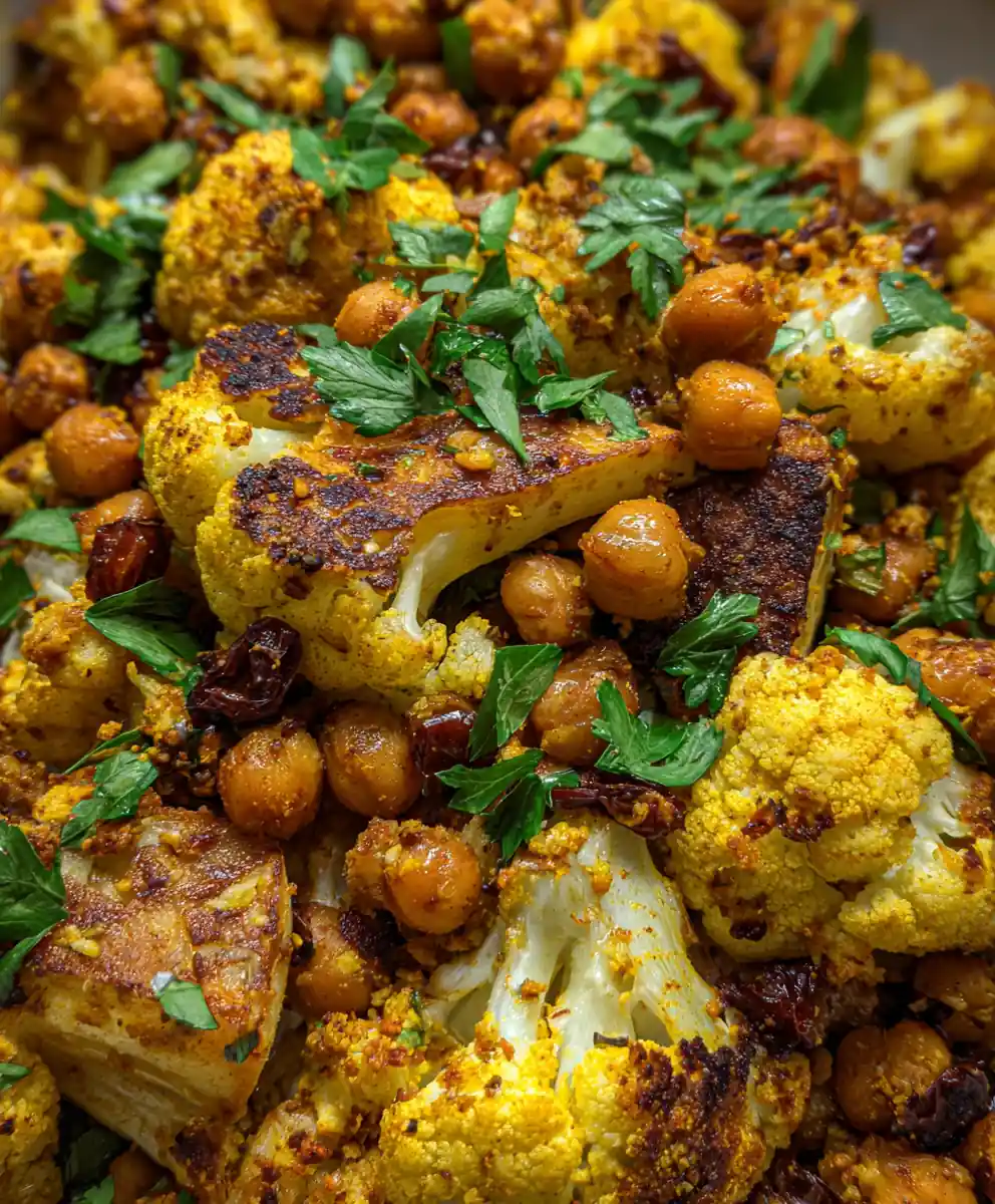 cauliflower salad recipe Turmeric Golden Crumble