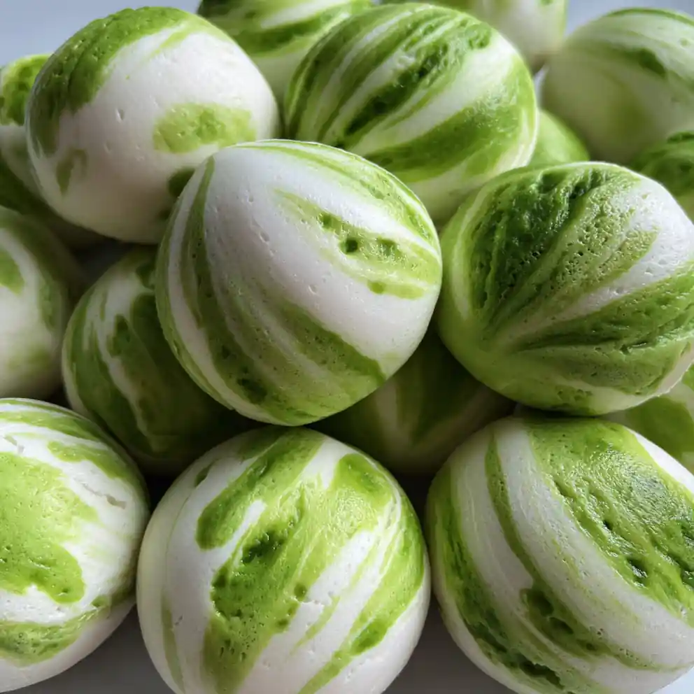 Chinese Steamed Buns Recipe Matcha Marble Mantou 1760625806.7558095