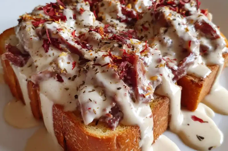 Chipped Beef On Toast Recipe Paprika Cream Shingled 1761849792.2732513