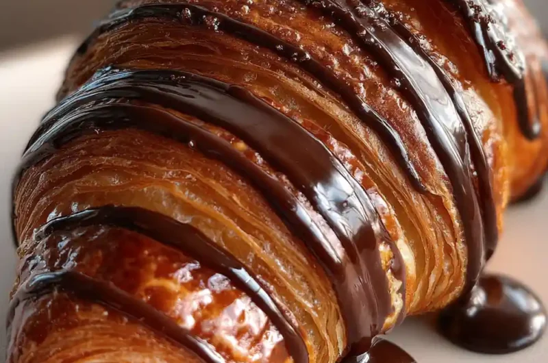 Chocolate Croissant Recipe With Glossy Cocoa Striping 1761299774.7361925