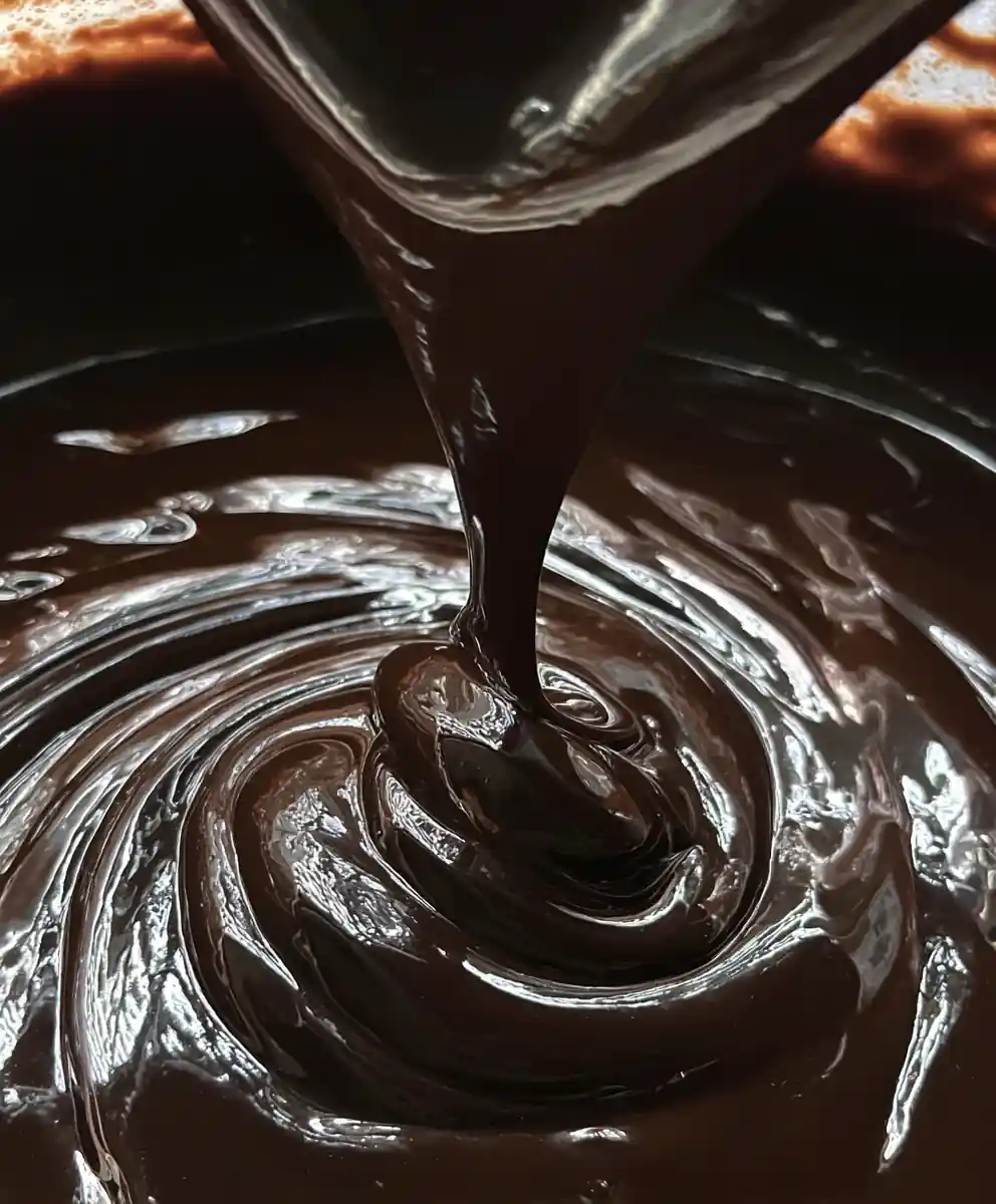 chocolate glaze recipe Shiny Pour with Cocoa Mirror Finish
