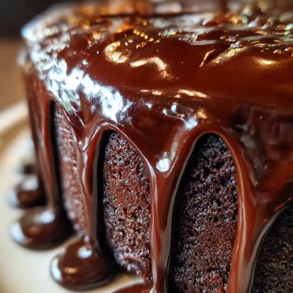 chocolate icing recipe Glossy Cocoa Drip